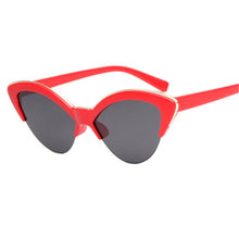 Load image into Gallery viewer, Butterfly Cat Eye Sunglasses Women 2023 Brand Designer Blue Sun Glasses For Women Trendy Tinted Color Shade UV400