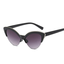 Load image into Gallery viewer, Butterfly Cat Eye Sunglasses Women 2023 Brand Designer Blue Sun Glasses For Women Trendy Tinted Color Shade UV400