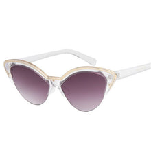 Load image into Gallery viewer, Butterfly Cat Eye Sunglasses Women 2023 Brand Designer Blue Sun Glasses For Women Trendy Tinted Color Shade UV400