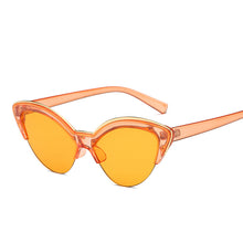 Load image into Gallery viewer, Butterfly Cat Eye Sunglasses Women 2023 Brand Designer Blue Sun Glasses For Women Trendy Tinted Color Shade UV400
