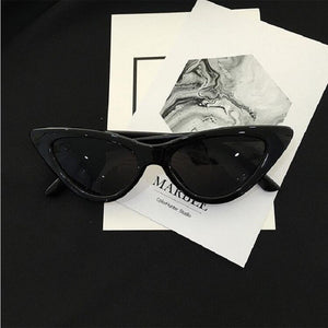 Butterfly Hip hop fun bf sunglasses Harajuku Ulzzang triangle cat Vintage couple summer Cat Eye sunglasses