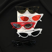 Load image into Gallery viewer, Butterfly Hip hop fun bf sunglasses Harajuku Ulzzang triangle cat Vintage couple summer Cat Eye sunglasses