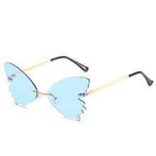 Load image into Gallery viewer, Butterfly Rimless Sunglasses Women 2023 Personality  Brand Designer Sun Glasses Vintage Metal Glasses oculos masculino