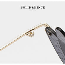 Load image into Gallery viewer, Butterfly Sunglasses Rimless Dragonfly Wing Sunglasses Women Vintage Clear Ocean Lens Eyewear Men Pink Sun Glasses Shades UV400