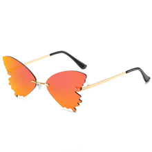 Load image into Gallery viewer, Butterfly Sunglasses women 2023 Rimless Men Women Shades UV400 Metal Glasses oculos masculino Okulary Gafas de sol mujer