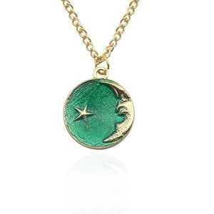 Buy 2 Get 1 Free Cartoon Enamel Rocket Astronaut Earth Star Moon Planet Pendant Necklace Women Jewelry Christmas Gifts Collares