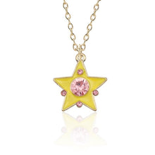 Load image into Gallery viewer, Buy 2 Get 1 Free Cartoon Enamel Rocket Astronaut Earth Star Moon Planet Pendant Necklace Women Jewelry Christmas Gifts Collares