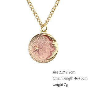 Buy 2 Get 1 Free Cartoon Enamel Rocket Astronaut Earth Star Moon Planet Pendant Necklace Women Jewelry Christmas Gifts Collares