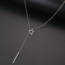Carica l&#39;immagine nel visualizzatore di Gallery, CACANA Long Pendant Star Stick Necklaces Pendants For Women  Simple Design Necklace Stylish Stainless Steel Jewelry Party Gift