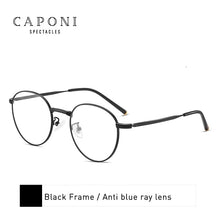Load image into Gallery viewer, Anti Blue Light Glasses Women Titanium Frame Round Clear Computer Glasses Photochormic Optical Eyeglasses  New BF1820