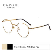 Load image into Gallery viewer, Anti Blue Light Glasses Women Titanium Frame Round Clear Computer Glasses Photochormic Optical Eyeglasses  New BF1820