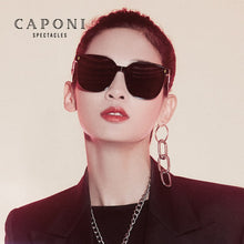 Load image into Gallery viewer, CAPONI  Sunglasses Women Protect Eyes UV400 High Quality Nylon Lens Sun Glasses Female Eyewear Black Shades CP7456