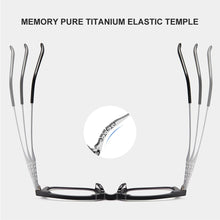 Load image into Gallery viewer, CAPONI Titanium Glasses Men Frame Optical Square Business Style Designer Eyeglasses Frames For Men Support Diopter J2001