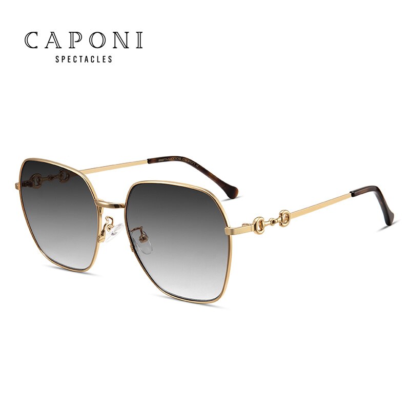 CAPONI Women Sunglasses  Brand Designer Sun Glasses For Female Trendy Gradient Lens Eyewear With Box Packing CP882