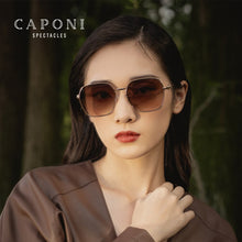 Load image into Gallery viewer, CAPONI Women Sunglasses  Brand Designer Sun Glasses For Female Trendy Gradient Lens Eyewear With Box Packing CP882