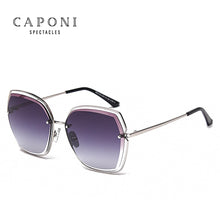 Load image into Gallery viewer, CAPONI Hollow Frame Sunglasses Gradient Color Trends Stylish Sun Glasses For Women  Design Eyewear CP31518