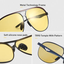 Load image into Gallery viewer, CAPONI  Designer Sunglasses Men Photochromic Driving Male Glasses Polarized Brown Men&#39;s Sun Glasses UV400 BSYS8606
