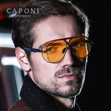 Load image into Gallery viewer, CAPONI  Designer Sunglasses Men Photochromic Driving Male Glasses Polarized Brown Men&#39;s Sun Glasses UV400 BSYS8606