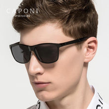 Carica l'immagine nel visualizzatore di Gallery, CAPONI Occhiali da sole da uomo Polarizzati Pochromic Guida Proteggi UV Ray Occhiali da sole per uomo Marca 2022 Occhiali Tonalità nere CP8587 