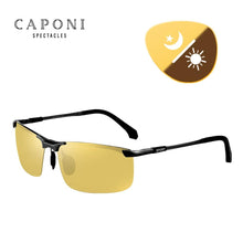 Load image into Gallery viewer, CAPONI Night Vision Sunglasses Polarized Pochromic Sun Glasses For Men Oculos Yellow Driving Glasses gafas de sol BSYS3066