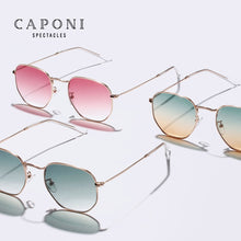 Load image into Gallery viewer, CAPONI Original Sun Glasses For Women Decorative Gradient Style Sunglasses Anti UV Ray Brand  Designer Shades BJ1081