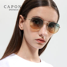 Load image into Gallery viewer, CAPONI Original Sun Glasses For Women Decorative Gradient Style Sunglasses Anti UV Ray Brand  Designer Shades BJ1081