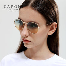 Load image into Gallery viewer, CAPONI Original Sun Glasses For Women Decorative Gradient Style Sunglasses Anti UV Ray Brand  Designer Shades BJ1081