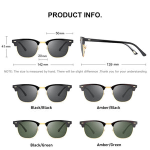 CAPONI Polarized Festival Sunglasses Men Handmade TR90 Metal Eyewear Male  Brand Retro Sun Shades For Women UV400 CP3101