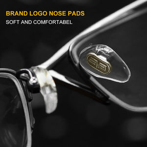 CAPONI Pure Titanium Glasses Frame Square Semi-Rimless Business Eyeglasses Optical Computer Prescription Eyewear For Men J1107