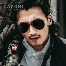 Load image into Gallery viewer, CAPONI Rimless Avation Sun Glasses For Men Discoloration Driving Fishing Polarized Sunglasses Light Weight Shades Male BS7466