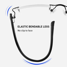 Load image into Gallery viewer, CAPONI Rimless Glasses Frame Men Clear Computer Eyeglasses TR-90 Material Frame Anti Harmful Blue Light Glasses For Male JF9228