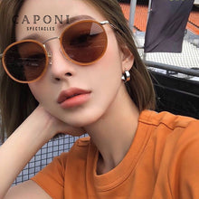Load image into Gallery viewer, CAPONI Round Sunglasses Women Vintage Designer Brand Glasses Polarized UV Protect 2023 Sun Glasses For Women CP1859