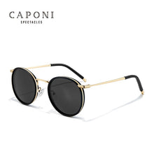 Load image into Gallery viewer, CAPONI Round Sunglasses Women Vintage Designer Brand Glasses Polarized UV Protect 2023 Sun Glasses For Women CP1859