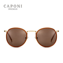 Load image into Gallery viewer, CAPONI Round Sunglasses Women Vintage Designer Brand Glasses Polarized UV Protect 2023 Sun Glasses For Women CP1859