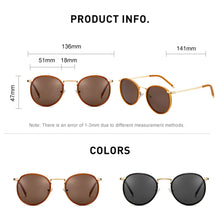 Load image into Gallery viewer, CAPONI Round Sunglasses Women Vintage Designer Brand Glasses Polarized UV Protect 2023 Sun Glasses For Women CP1859