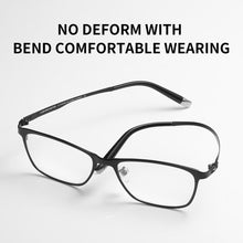 Load image into Gallery viewer, CAPONI Titanium Frame Glasses Men Sqaure Business Anti Blue Ray Computer Male&#39;s Eyeglasses Prescription Support gafas JF9918