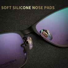 Load image into Gallery viewer, CAPONI Titanium Frame Glasses Men Sqaure Business Anti Blue Ray Computer Male&#39;s Eyeglasses Prescription Support gafas JF9918