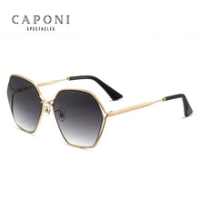 Load image into Gallery viewer, CAPONI Women sunglasses Trending Gradient Nylon Lens Sun Shades  Hollow Frame Accessories UV400 Protection CP0818