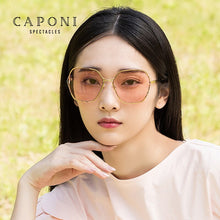 Load image into Gallery viewer, CAPONI Women sunglasses Trending Gradient Nylon Lens Sun Shades  Hollow Frame Accessories UV400 Protection CP0818