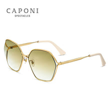 Load image into Gallery viewer, CAPONI Women sunglasses Trending Gradient Nylon Lens Sun Shades  Hollow Frame Accessories UV400 Protection CP0818