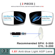 Load image into Gallery viewer, CAT EYE OPTIC GLASSES FRAME WOMAN Anti-blue Light Metal Eyeglasses Frame Myopia Prescription Glasses Lady Trend Eyewear