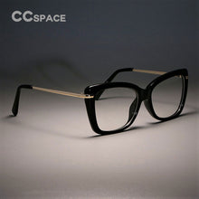 Load image into Gallery viewer, CCSPACE 45548 Ladies Square Glasses Frames For Women Metal Legs Designer Optical EyeGlasses Eyewear Computer Glasses