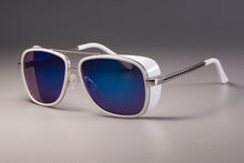 Load image into Gallery viewer, CCSPACE IRON MAN 3 Matsuda TONY Steampunk Sunglasses Men Mirrored Brand Designer Glasses Eyewear Shades UV Protection