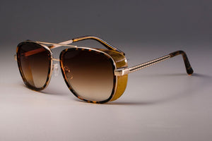 CCSPACE IRON MAN 3 Matsuda TONY Steampunk Sunglasses Men Mirrored Brand Designer Glasses Eyewear Shades UV Protection