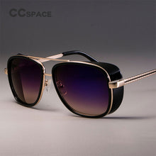 Load image into Gallery viewer, CCSPACE IRON MAN 3 Matsuda TONY Steampunk Sunglasses Men Mirrored Brand Designer Glasses Eyewear Shades UV Protection