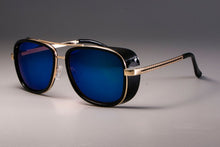 Load image into Gallery viewer, CCSPACE IRON MAN 3 Matsuda TONY Steampunk Sunglasses Men Mirrored Brand Designer Glasses Eyewear Shades UV Protection