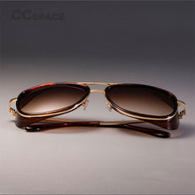 Load image into Gallery viewer, CCSPACE IRON MAN 3 Matsuda TONY Steampunk Sunglasses Men Mirrored Brand Designer Glasses Eyewear Shades UV Protection