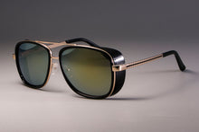 Load image into Gallery viewer, CCSPACE IRON MAN 3 Matsuda TONY Steampunk Sunglasses Men Mirrored Brand Designer Glasses Eyewear Shades UV Protection