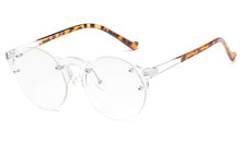 Load image into Gallery viewer, CCSPACE Transparent Glasses Frames Men Women Round Lens Cat Eye Brand Designer Optical Eyewear Computer Glasses 45221