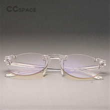 Load image into Gallery viewer, CCSPACE Transparent Glasses Frames Men Women Round Lens Cat Eye Brand Designer Optical Eyewear Computer Glasses 45221